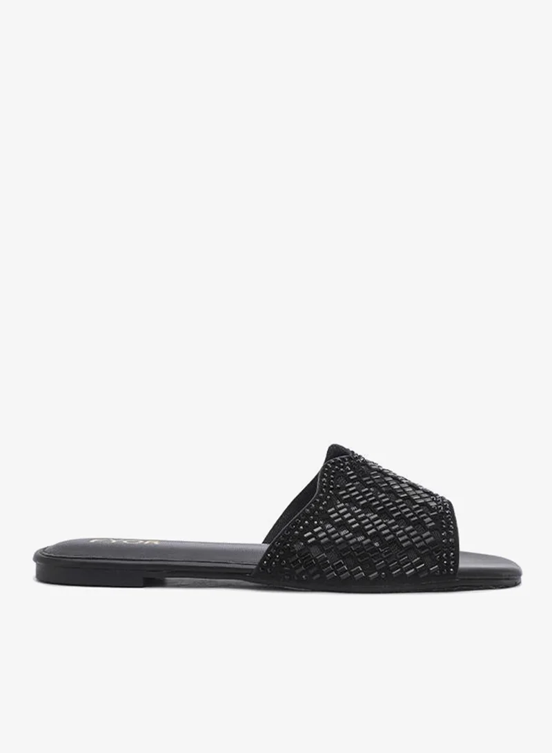 فايور Cutwork Embellished Flat Sandal MY 388