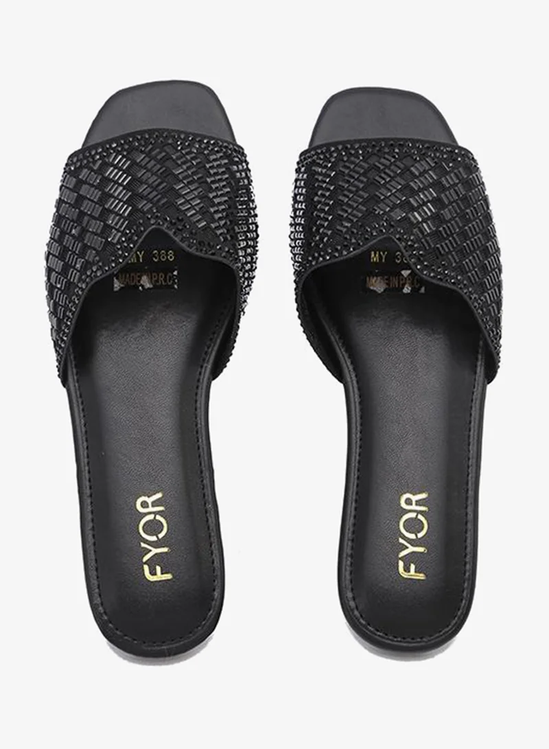 Fyor  Stylish Tonal Crystal Lattice Slide MY 388 for Women | Best Price UAE