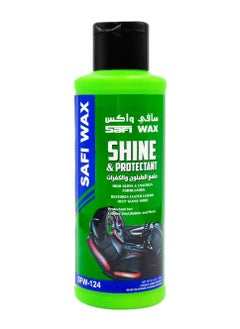 Safi WAX Safi Wax Shine & Protectant - High Gloss & Long-Lasting Formula for Car Interiors, Vinyl, Rubber & Plastic - Restores Shine and Protects - 118ml  - Image 1