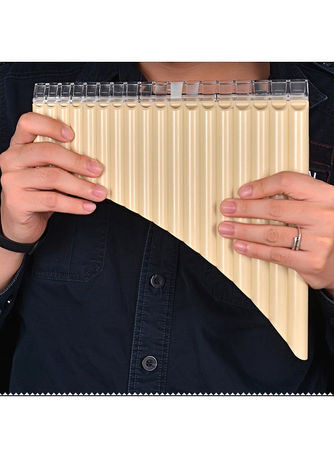 Generic - 18 Pipe Pan Flute Panpipes C Key Pan Pipes with Mouthpiece for Beginners Students - Image 1