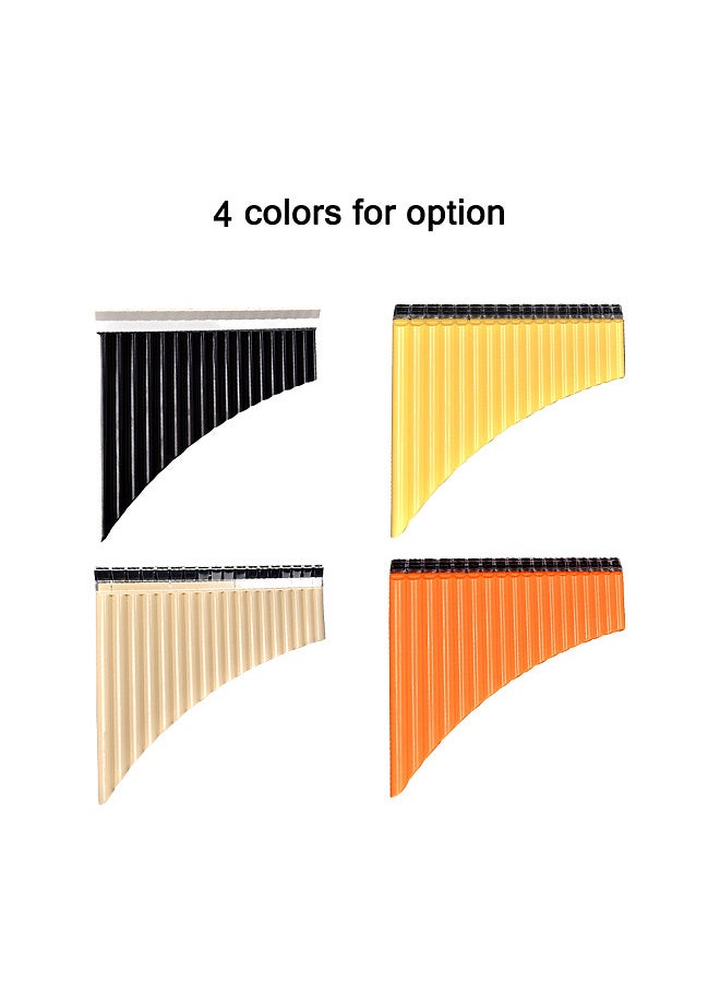 Generic - 18 Pipe Pan Flute Panpipes C Key Pan Pipes with Mouthpiece for Beginners Students - Image 1