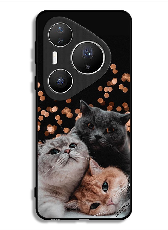 Covernex Huawei Pura 80 Pro Plus Protective Case Cover Kittens - Image 1