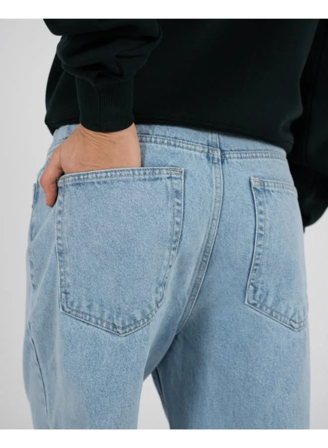Prohibited Light Blue Milano Relaxed Fit Denim  | Best Price UAE