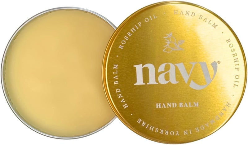Navy Hand Balm 60ml Promote Skin Moisturisation Nourishment for Hands Nails Cuticles Enriched with Rosehip Oil Aloe Vera Coconut Oil Vegan CrueltyFree