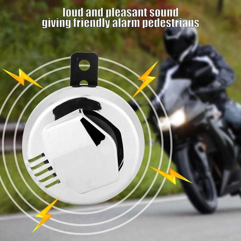 klarako Motorcycle Horn, Motorcycle Electric Horn Loudspeaker Super Loud 12V 2A 110DB Accessory - Image 3