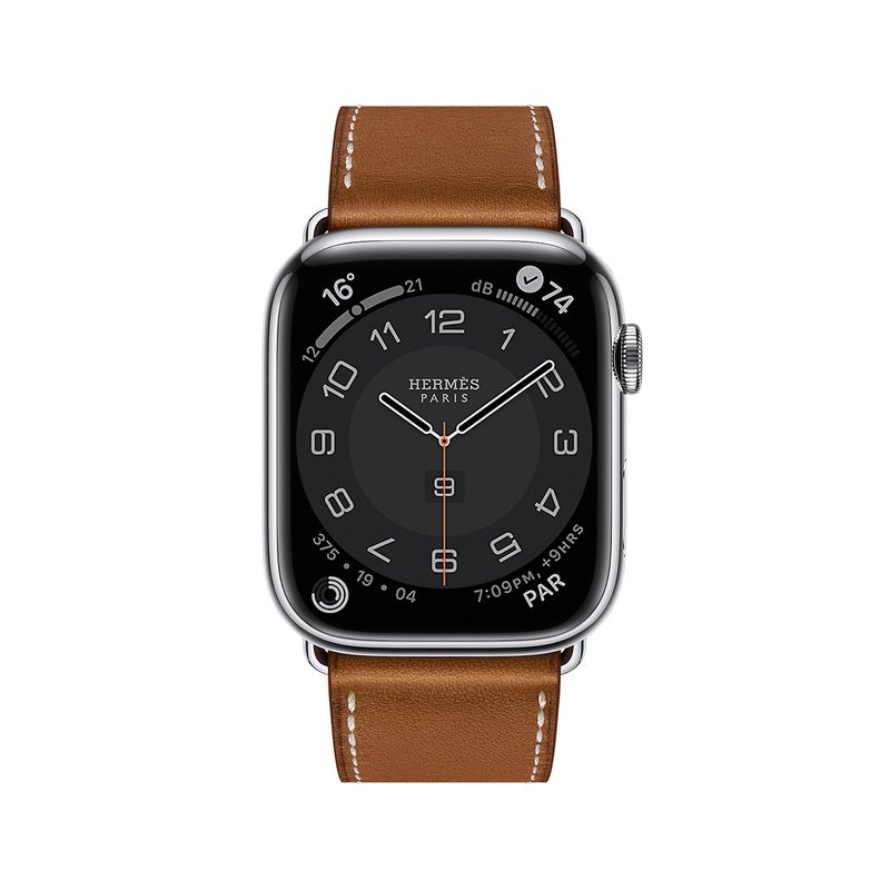 DONEGANI LB1 Leather Band for Apple Watch Bands Women Men Se Ultra 2 40mm 44mm 46mm 42mm 45mm 41mm 38mm 49mm Series 10 9 8 7 6 5 4 3 iWatch Strap Silicone Brown - Image 4