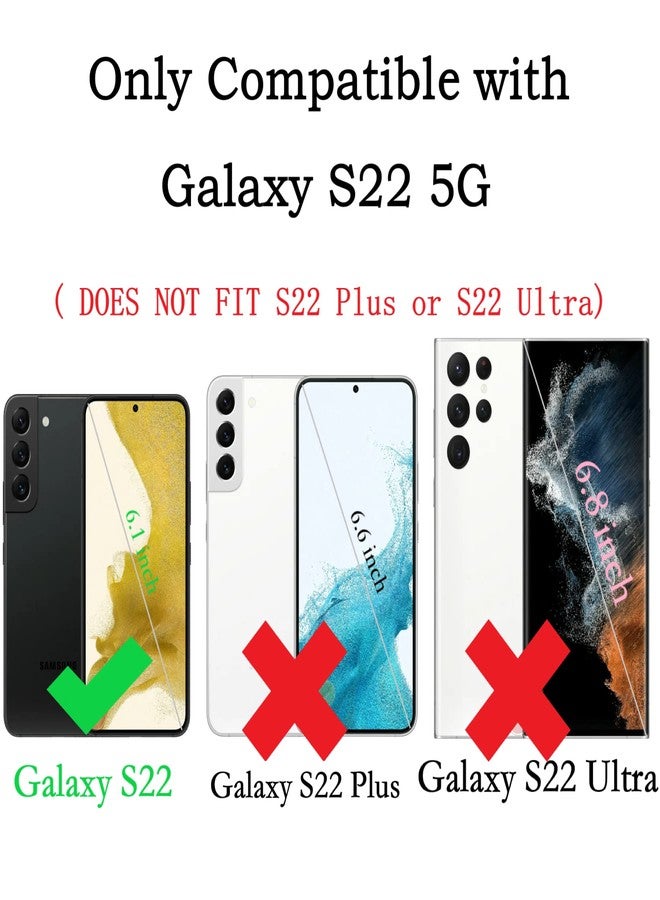 NUFR for Galaxy S22 5G case,Samsung S22 Heavy Duty case,[Military Grade Protective ],[Shockproof] [Dropproof] [Dust-Proof], Compatible with Samsung Galaxy S22 5G (Black) - Image 3
