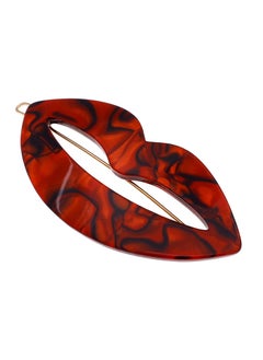 CAMILA Camila Paris CP2972 French Hair Barrette Clip for Girls Small Handmade Kiss Red Strong Hold Grip Hair Clips for Women No Slip and Durable Styling Girls Hair Accessories Made in France 