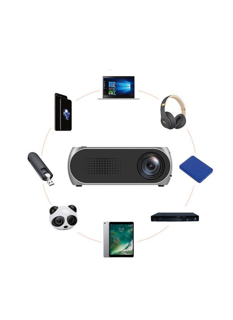 AROAQ - YG320 Portable Mini Projector with LED Display and HD 1080P Resolution for Home Entertainment - Image 1