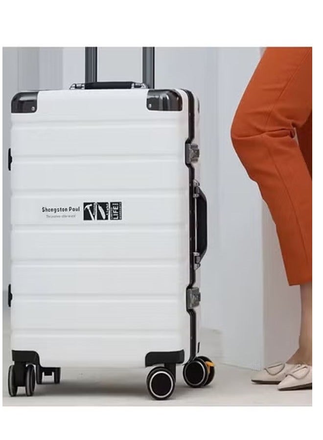 NKX Premium Hard Shell Luggage Set Durable Aluminum Alloy Travel Suitcases 3 Piece Set 20*24*28 Inchs - Image 4
