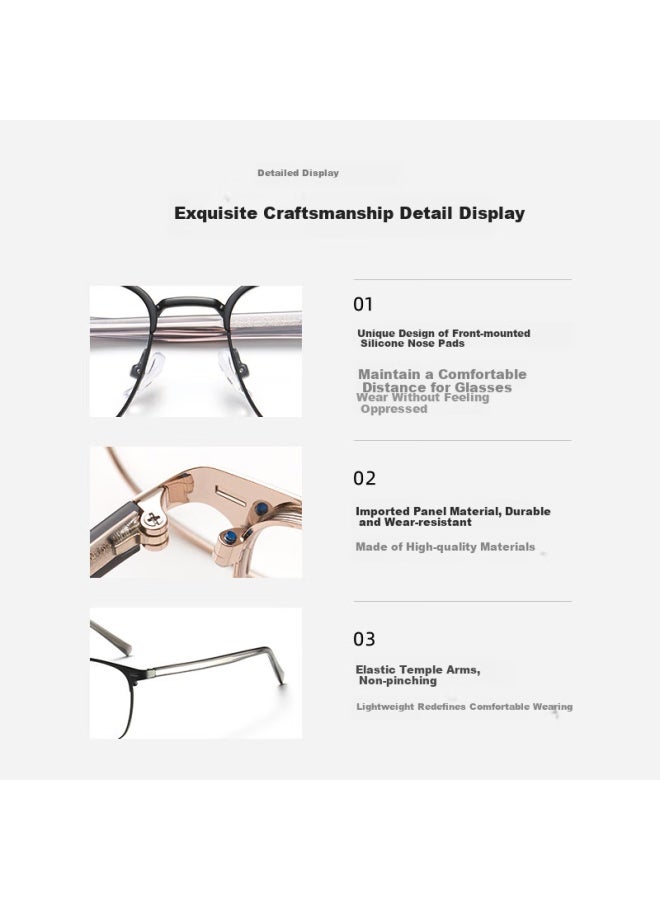Mirror Hall Jingpintang Reading Gl For Men And Women Imported Anti-blue Light Reading Gl, High-definition Anti-radiation Protective Eyewear, Jd.com Official Flagship Store - Image 4
