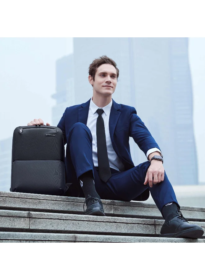 أركتيك هانتر Slim 16L Laptop Backpack Water Resistant Anti-Theft Daypack for Business Casual Travel for Men Women, B00681, Grey