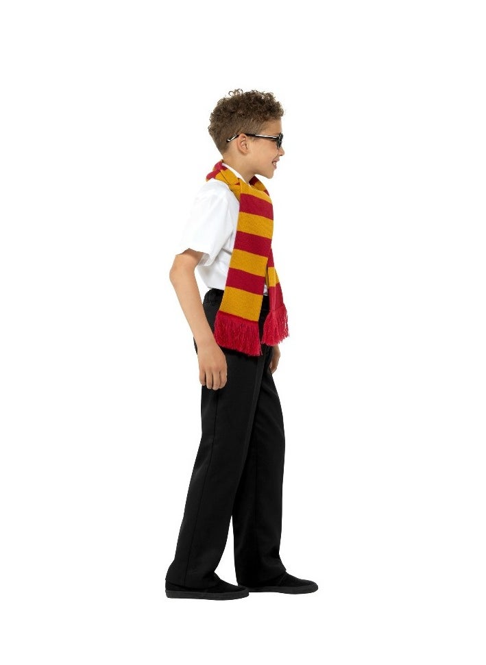 Smiffys - School Fancy Dress Set Scarf Tie & Glasses Book Day Harry Kit - Image 1