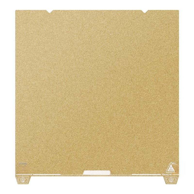 Creality Gold PEI Powder Coating Build Plate for Ender-3 V3 Plus /K1 Max 3D Printers Flexible Spring Steel Print Platform Excellent Heat Resistance High Strength & Wear Resistance Easy Model Removal  - 315×310mm - Image 1