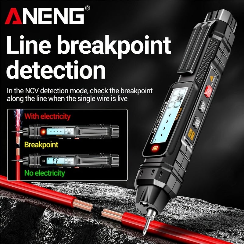 ANENG A3005 Pro ملتيميتر من نوع القلم بعد 4000 عدسة NCV جهد متر AC DC أوم متر اختبار - Image 2