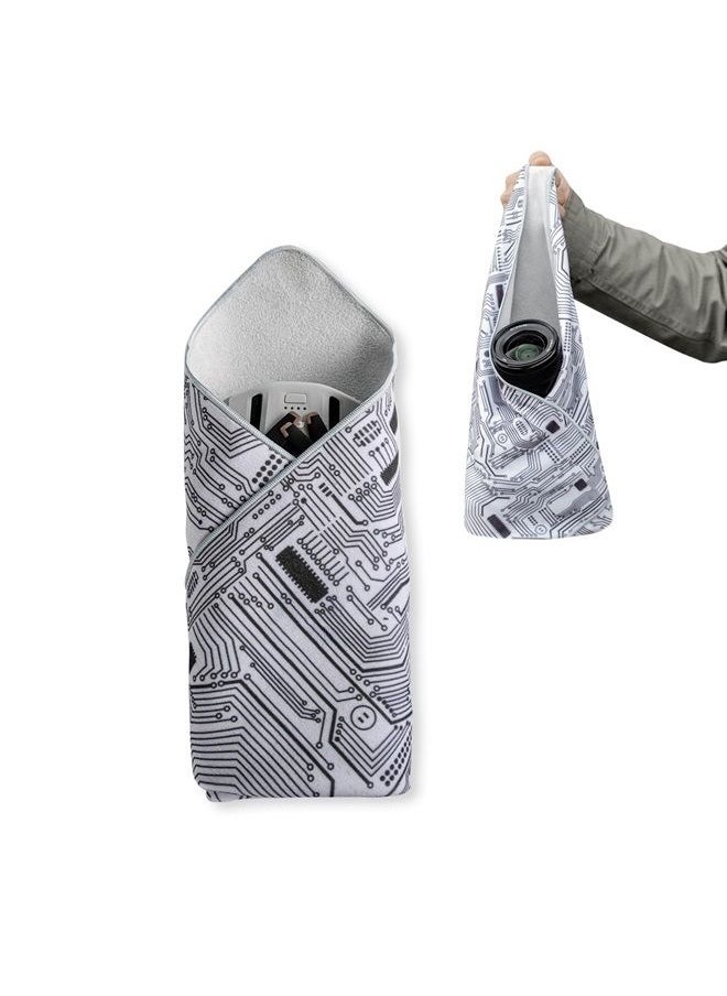 PGYTECH - Camera Protective Wrap, Anti-scratch Lens Wrap Cloth, Magic Self-Adhesive Cloth Protective Camera Wrapper for DSLR/Phone/Camera Accessories - Image 1