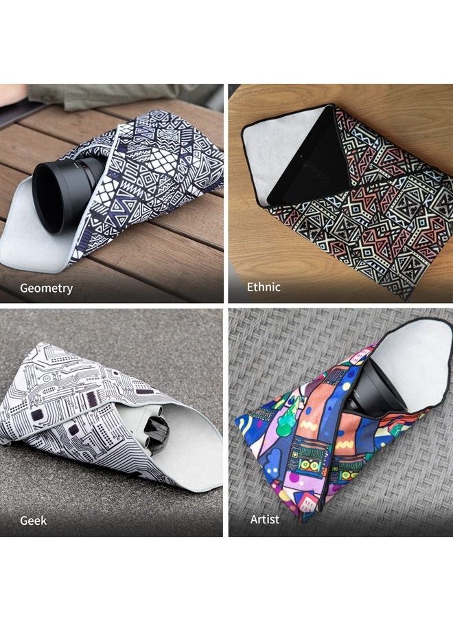 PGYTECH - Camera Protective Wrap, Anti-scratch Lens Wrap Cloth, Magic Self-Adhesive Cloth Protective Camera Wrapper for DSLR/Phone/Camera Accessories - Image 1