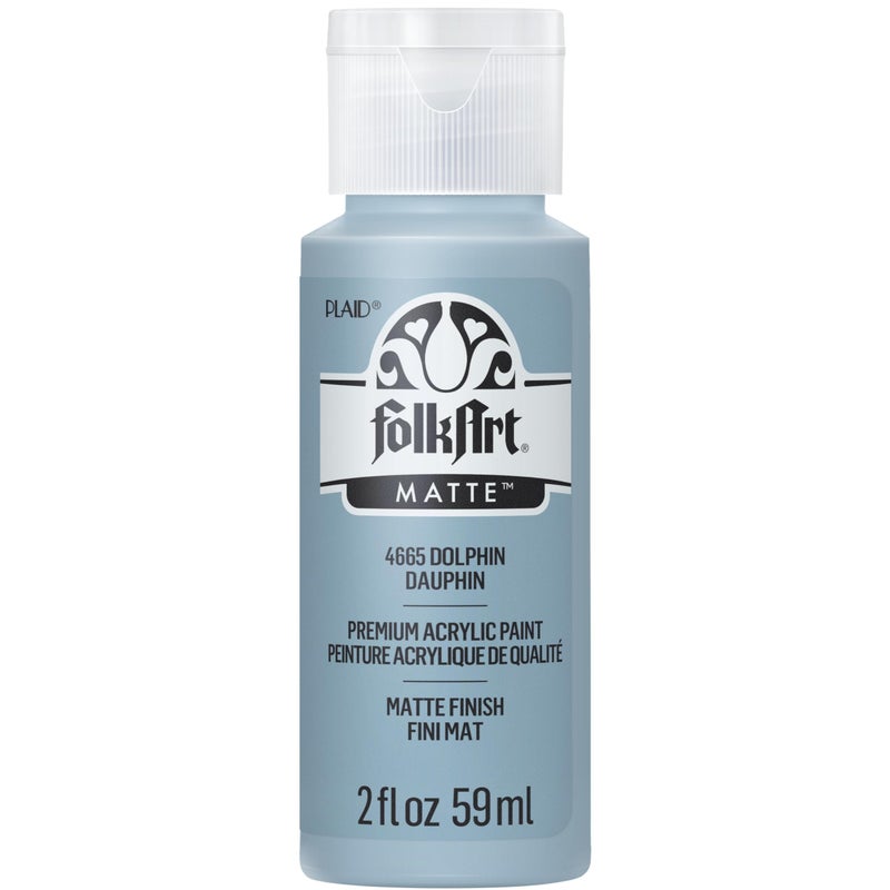 FolkArt Acrylic Paint, 2 oz, Dolphin - Image 1