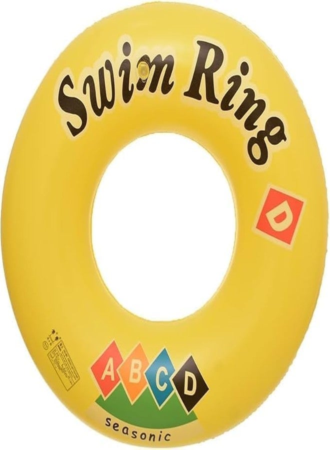 HONGID Swim Ring, Blue, ABCD Series, Inflatable Pool Float, Round Shape - Image 2