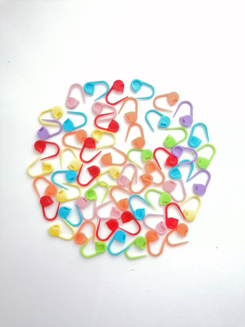 Sihirli Halka Magic Ring 20 Pieces Loop Stabilizer Plastic Safety Pins Colorful 