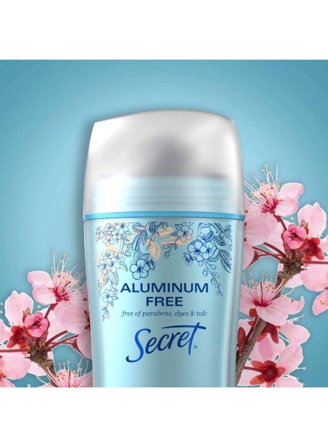 سيكريت مزيل عرق خالي من الألومنيوم للنساء من سيكريت برائحة زهر الكريز ، 68 جرام منعش 2.4 أونصة سائلة - Image 5