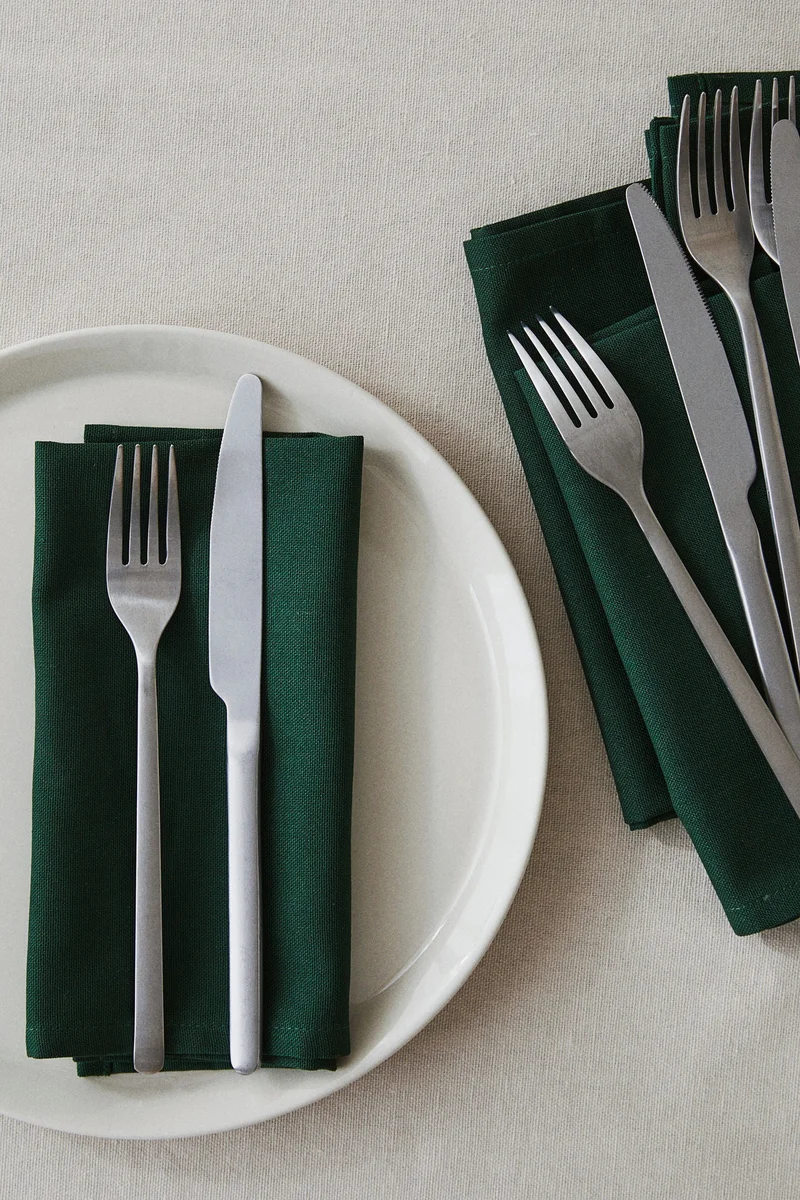 H&M 4-pack cotton napkins