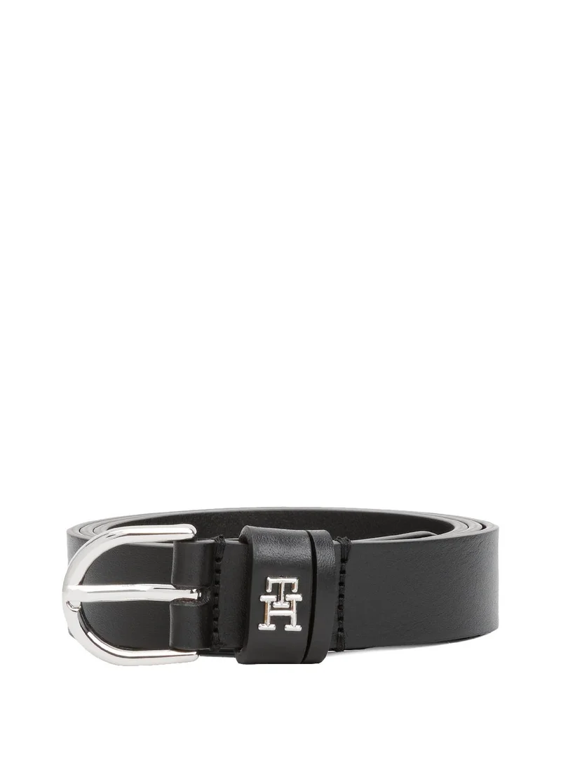 TOMMY HILFIGER Essential TH Monogram Leather Belt