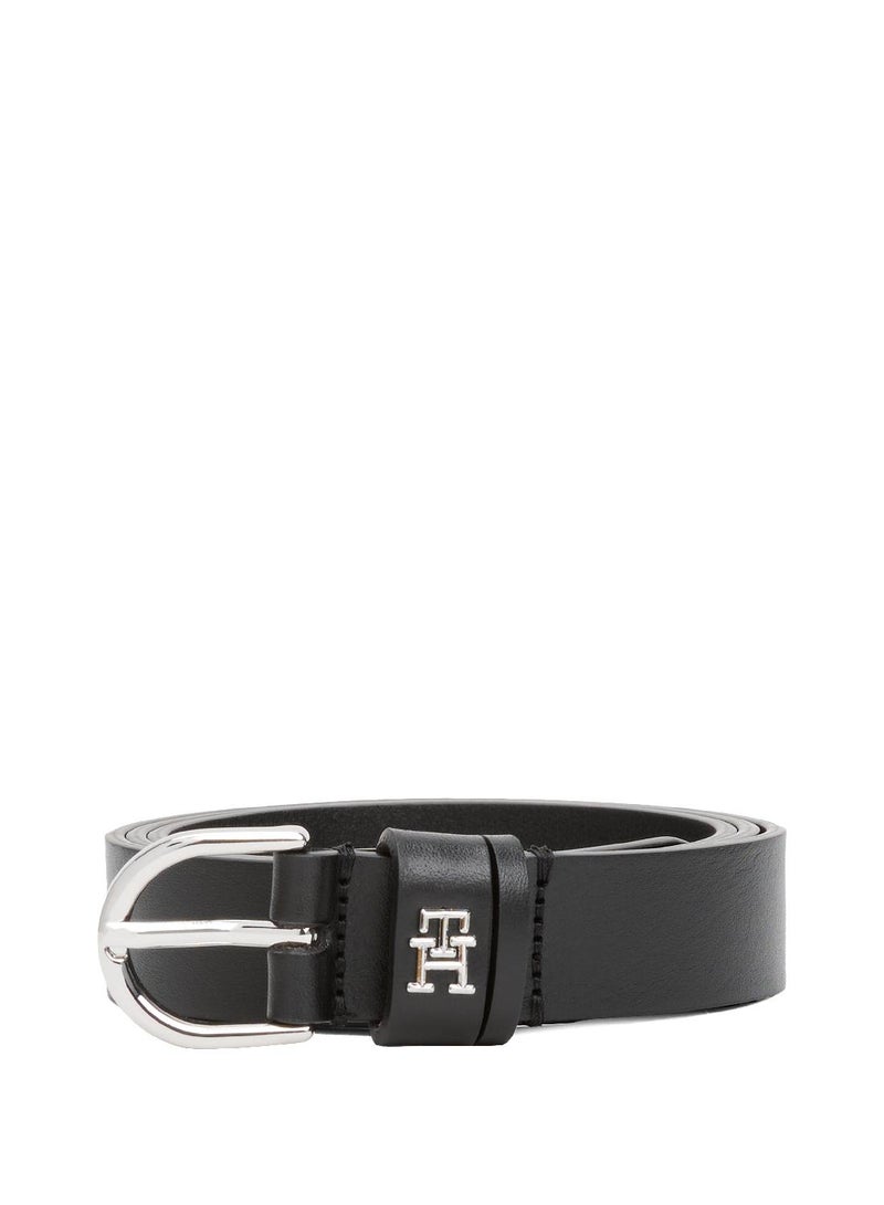 TOMMY HILFIGER Essential TH Monogram Leather Belt - Image 4