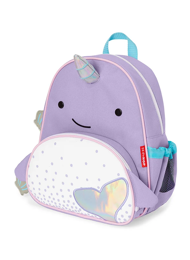 سكيب هوب Zoo Backpack - Narwhal - Toddler Backpack with Insulated Pocket