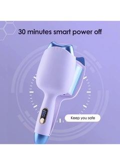 General Curling Device |Waver Curling Iron Anti Burning |Curling Iron Curling Iron, Small Curling Iron, Mini Curling Tool, Women's Temperature Adjustable Rocker  - Image 4