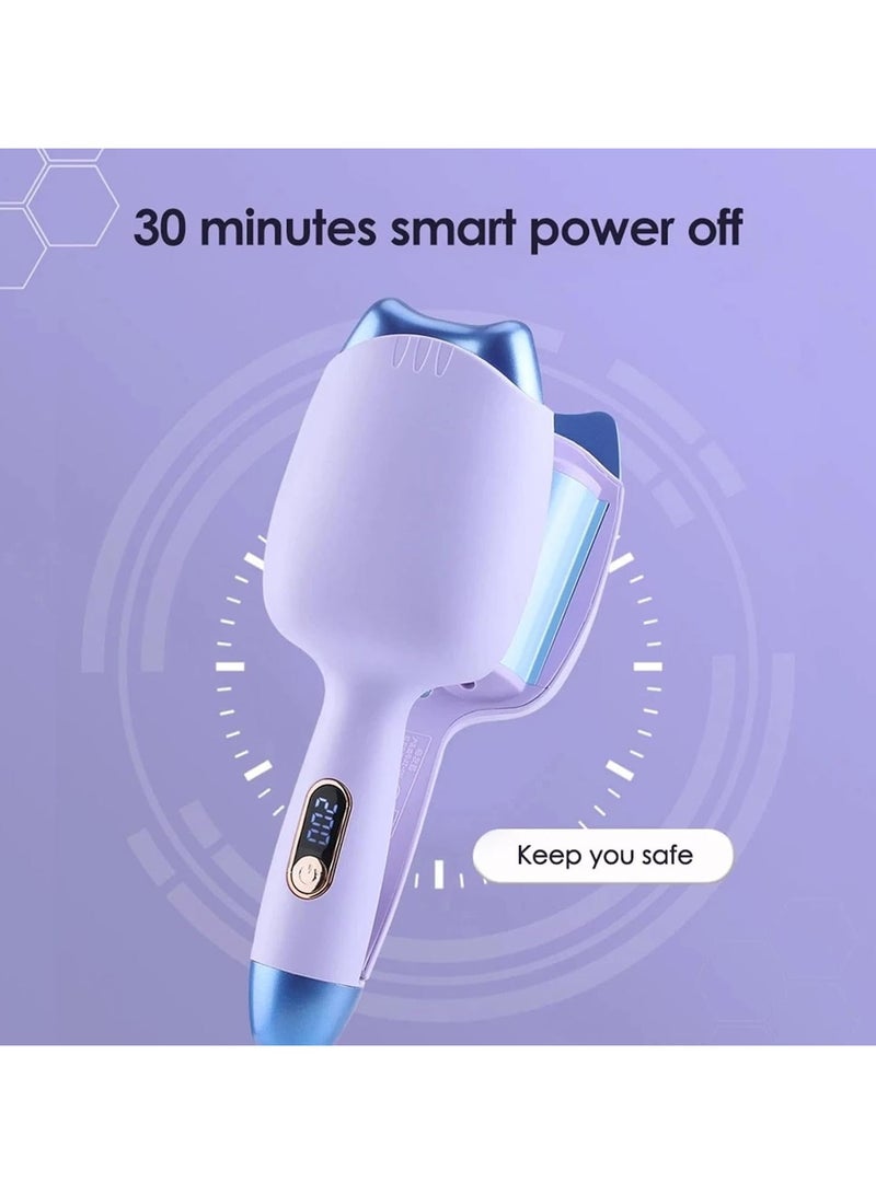 general Curling Device |Waver Curling Iron Anti Burning |Curling Iron Curling Iron, Small Curling Iron, Mini Curling Tool, Women's Temperature Adjustable Rocker - Image 4