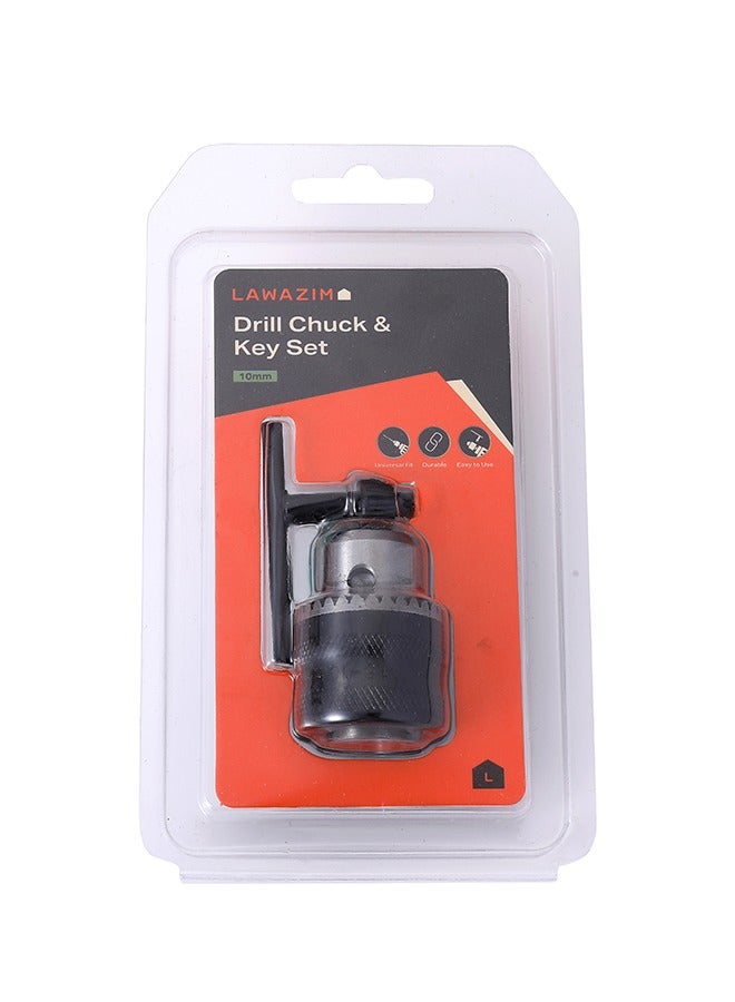 LAWAZIM Drill Chuck and Key Set - 13mm | Heavy Duty Drill Chuck with Morse Taper Arbor & Chuck Key - Image 4