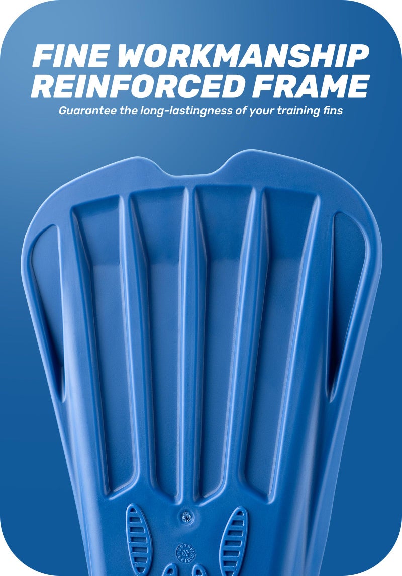 Capas زعنفة تدريب السباحة CAPAS سيليكون مريحة شفافة قصيرة مع حقيبة شبكية للبالغين رجال ونساء لبناء قوة الساق - Image 4