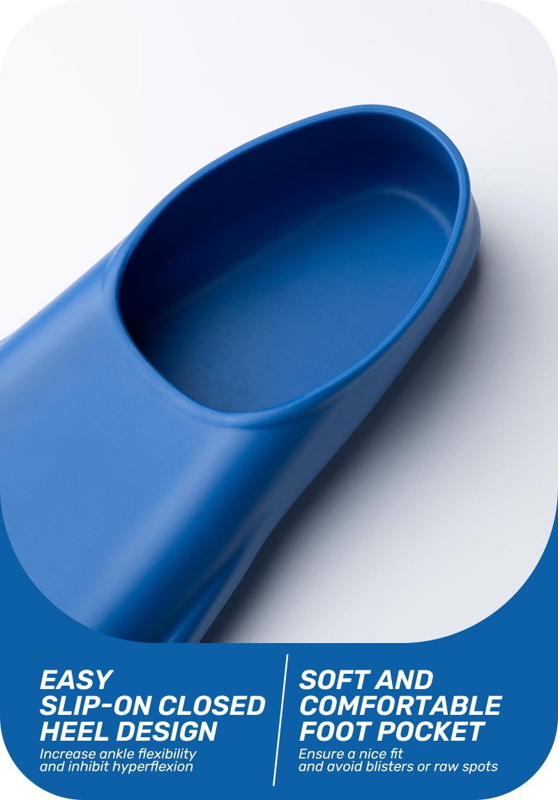 Capas زعنفة تدريب السباحة CAPAS سيليكون مريحة شفافة قصيرة مع حقيبة شبكية للبالغين رجال ونساء لبناء قوة الساق - Image 3