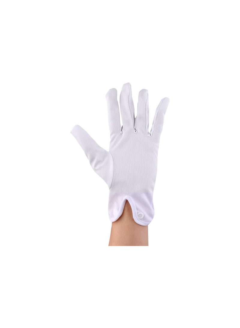 GGOOT 2 Pair Professional White Cotton Gloves for Snooker/Pool Referee Billiards Accessories  - Image 5