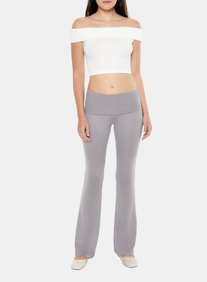 FOREVER 21 Seamless Off-the-Shoulder Crop Top  - Image 1