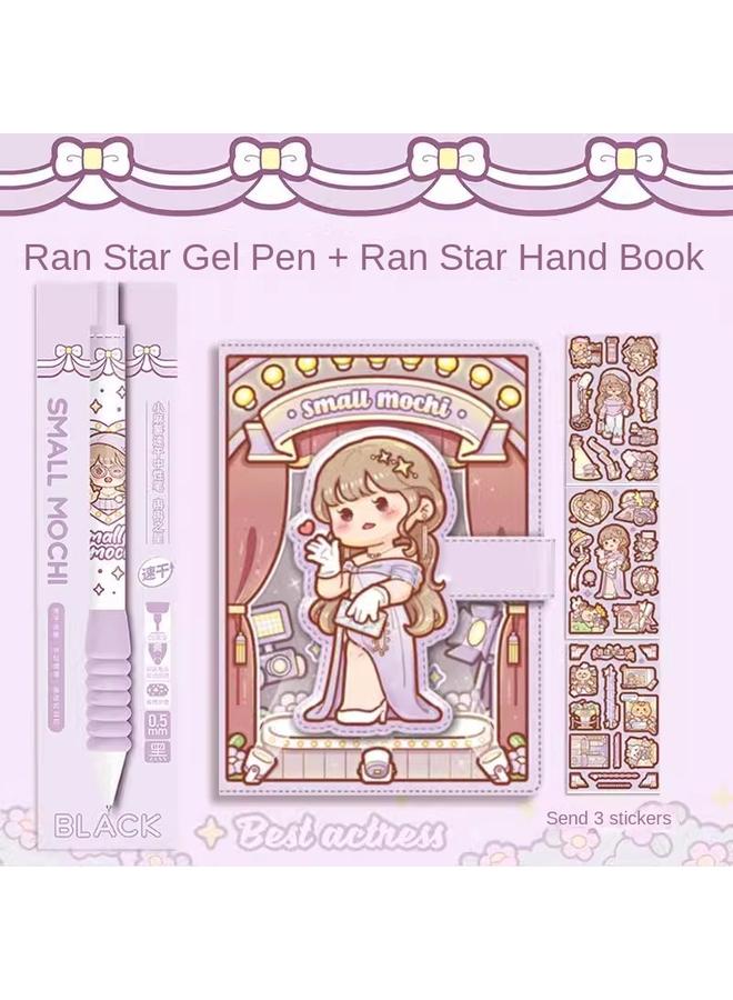 Bluejw DHZ Small Potato Hand Account Book Hand Account Suit Gift Box Love Voice Ran Ran Star Hand Account Book Girls Children - Image 1