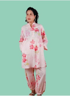PRIYA’S PANACHE Cotton Co-Ord Set | Indian Dress for Women | Traditional Dress Salwar Kameez Kurti Pant Dupatta Set | Ready to Wear Ethnic Kurta Set  - Image 1