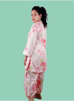 PRIYA’S PANACHE Cotton Co-Ord Set | Indian Dress for Women | Traditional Dress Salwar Kameez Kurti Pant Dupatta Set | Ready to Wear Ethnic Kurta Set  - Image 2