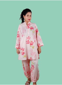 PRIYA’S PANACHE Cotton Co-Ord Set | Indian Dress for Women | Traditional Dress Salwar Kameez Kurti Pant Dupatta Set | Ready to Wear Ethnic Kurta Set  - Image 3