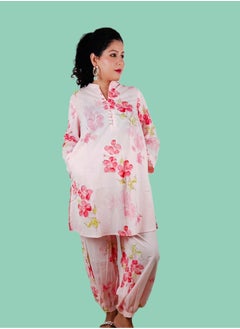 PRIYA’S PANACHE Cotton Co-Ord Set | Indian Dress for Women | Traditional Dress Salwar Kameez Kurti Pant Dupatta Set | Ready to Wear Ethnic Kurta Set  - Image 4