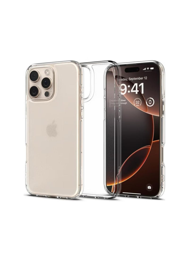 Spigen Ultra Hybrid iPhone 16 Pro Case Cover (2024) - Frost Clear - Image 1