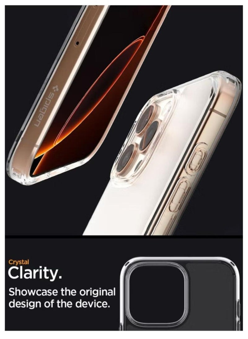 Spigen Ultra Hybrid iPhone 16 Pro Case Cover (2024) - Frost Clear - Image 3