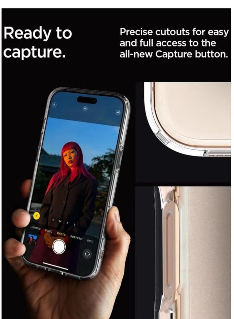 Spigen Ultra Hybrid iPhone 16 Pro Case Cover (2024) - Frost Clear - Image 4