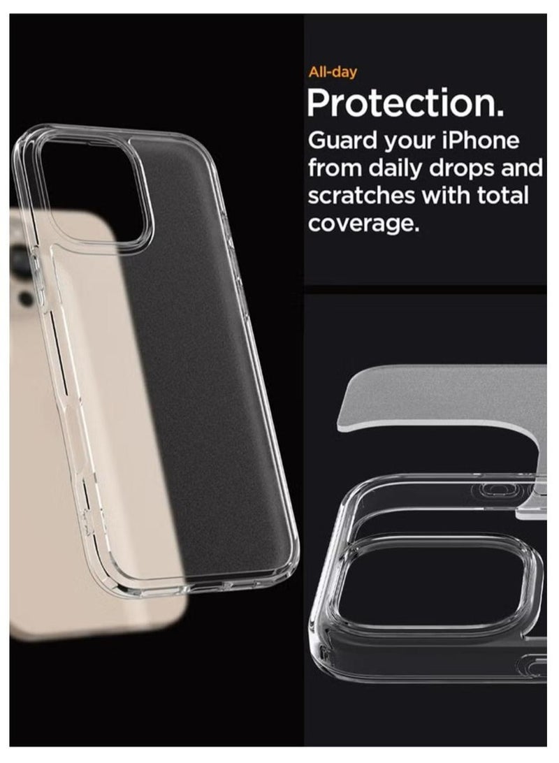 Spigen Ultra Hybrid iPhone 16 Pro Case Cover (2024) - Frost Clear - Image 5