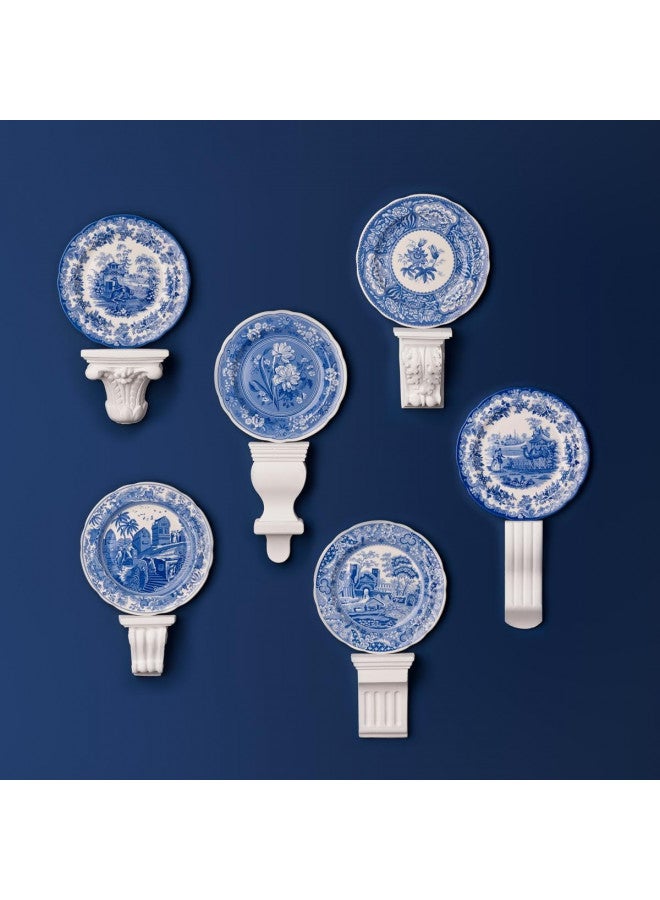 Spode Spode Blue Room Zoological Plates | Set of 6 | 10.5-Inch Dinner and Salad Plate | Blue Serving Plate | Fine Earthenware | Microwave and Dishwasher Safe | Made in England  - Image 2