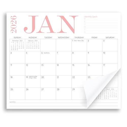 Zuozee Magnetic Calendar for Refrigerator, 12.9"x 10.9" Fridge Calendar from Jan. 2026 to Dec. 2027, Wall Calendars 2026-2027 Prefect for Planning and Organizing Your Life - Image 1