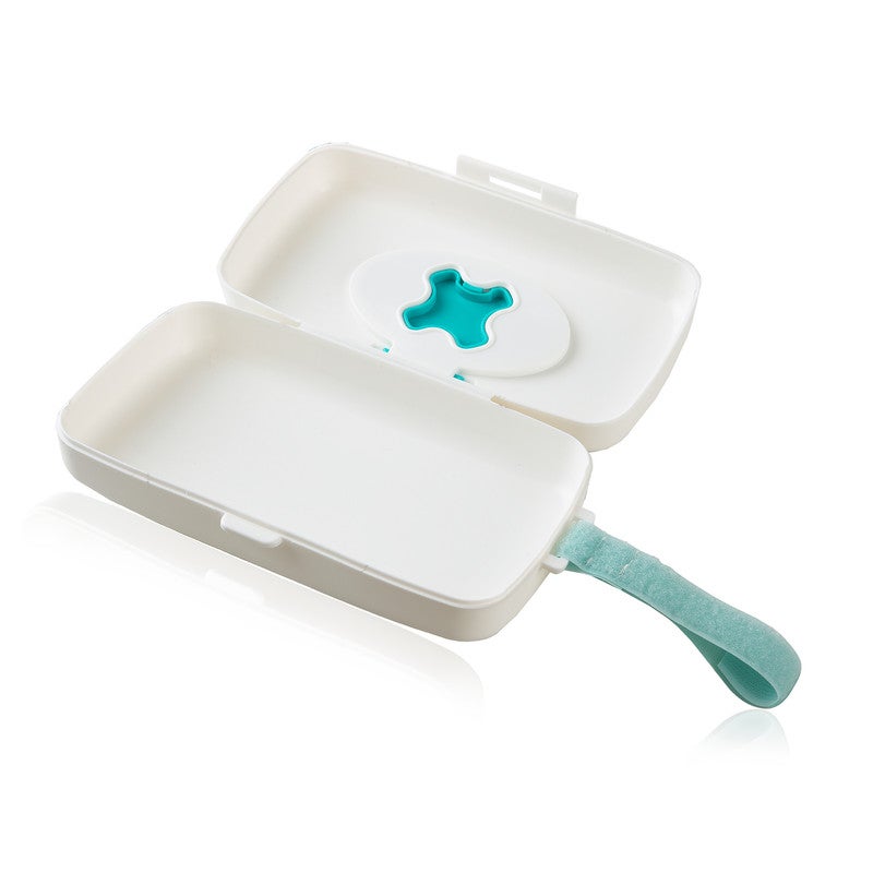 BABYJEM WET TOWEL BOX / TURQUISE & WHITE - Image 4