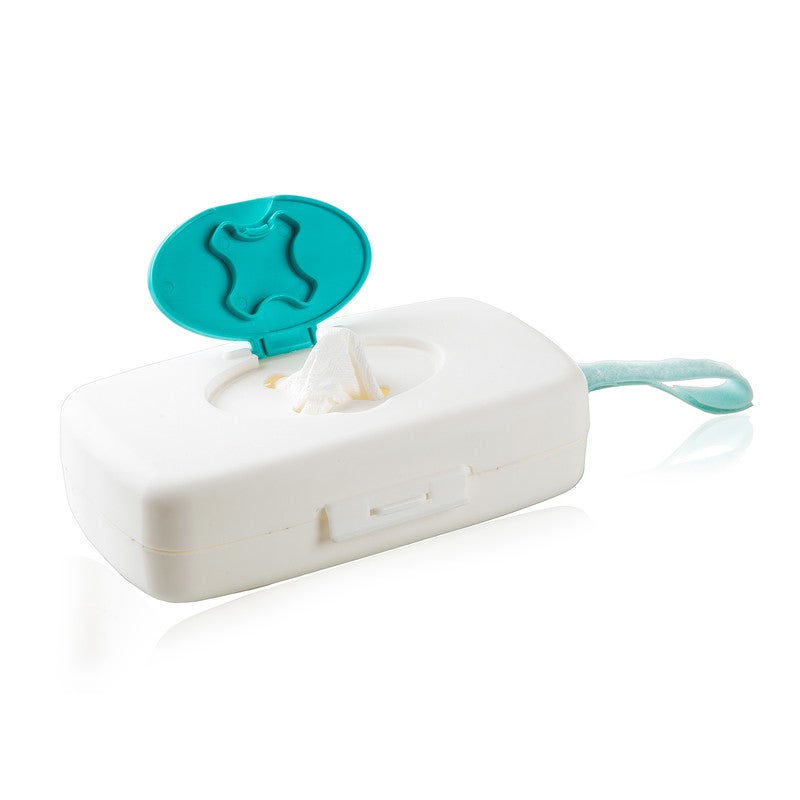 BABYJEM WET TOWEL BOX / TURQUISE & WHITE - Image 3