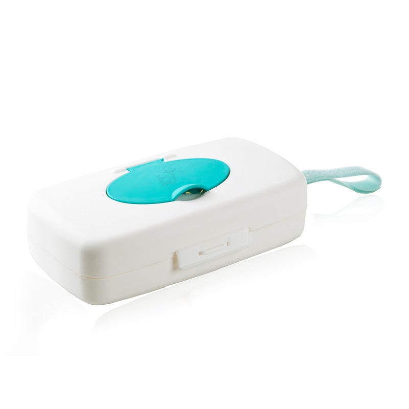 BABYJEM WET TOWEL BOX / TURQUISE & WHITE - Image 1